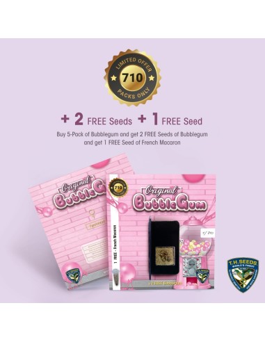 2 FREE Bubblegum and 1 FREE French Macaron