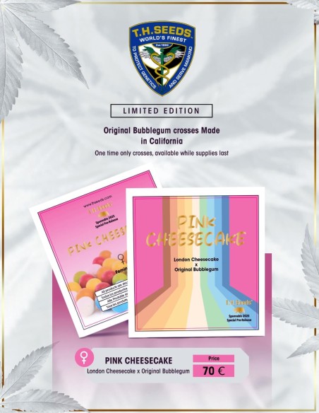 Pink Cheesecake Strain (T.H. Seeds) 🍰 Limited Edition