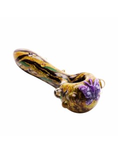 Glass Pipe Viola Butterfly 🦋 Unique and Comfortable Design