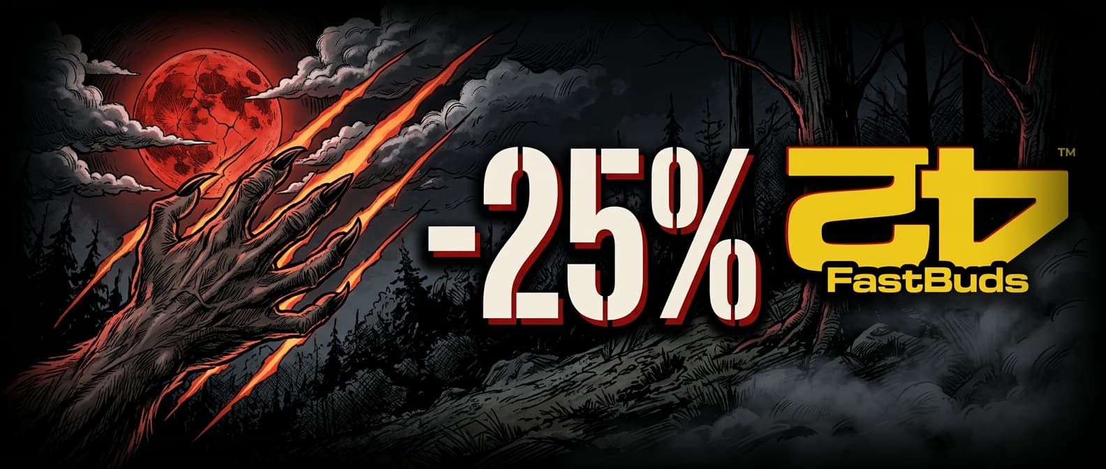 FastBuds 25% Halloween Discount