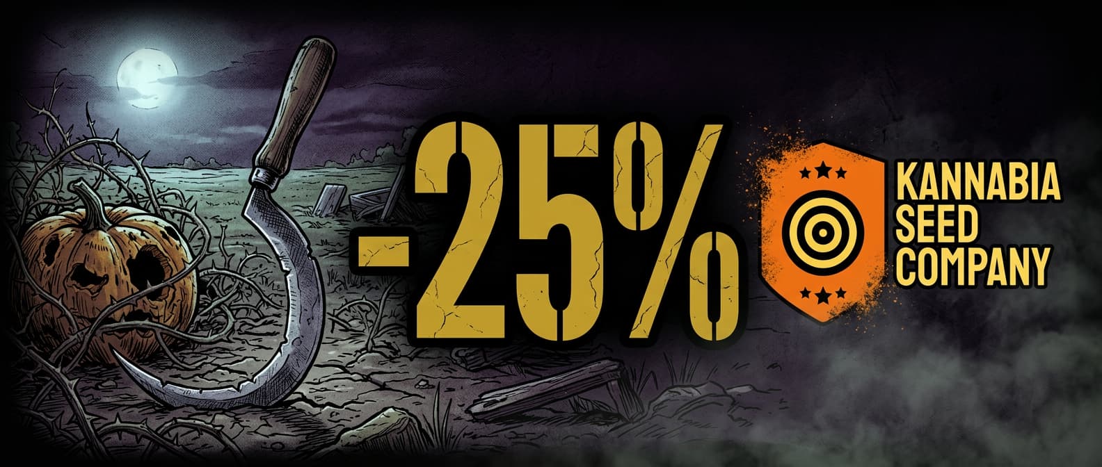 Kannabia Seeds 25% Halloween Discount